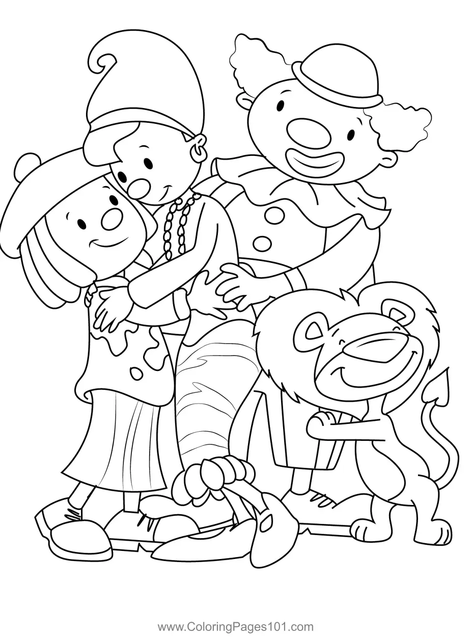 JoJos Circus Coloring Pages 6