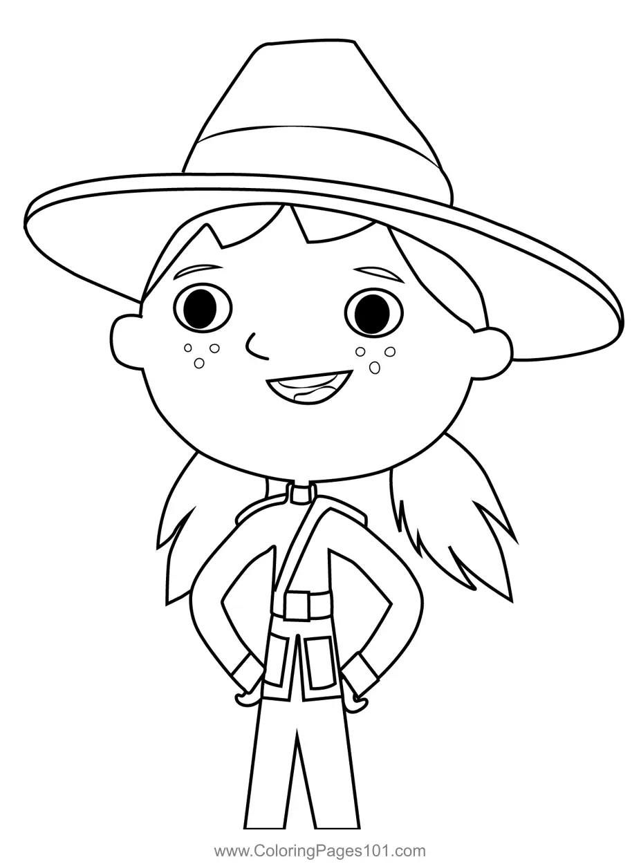 Justin Time Coloring Pages 2