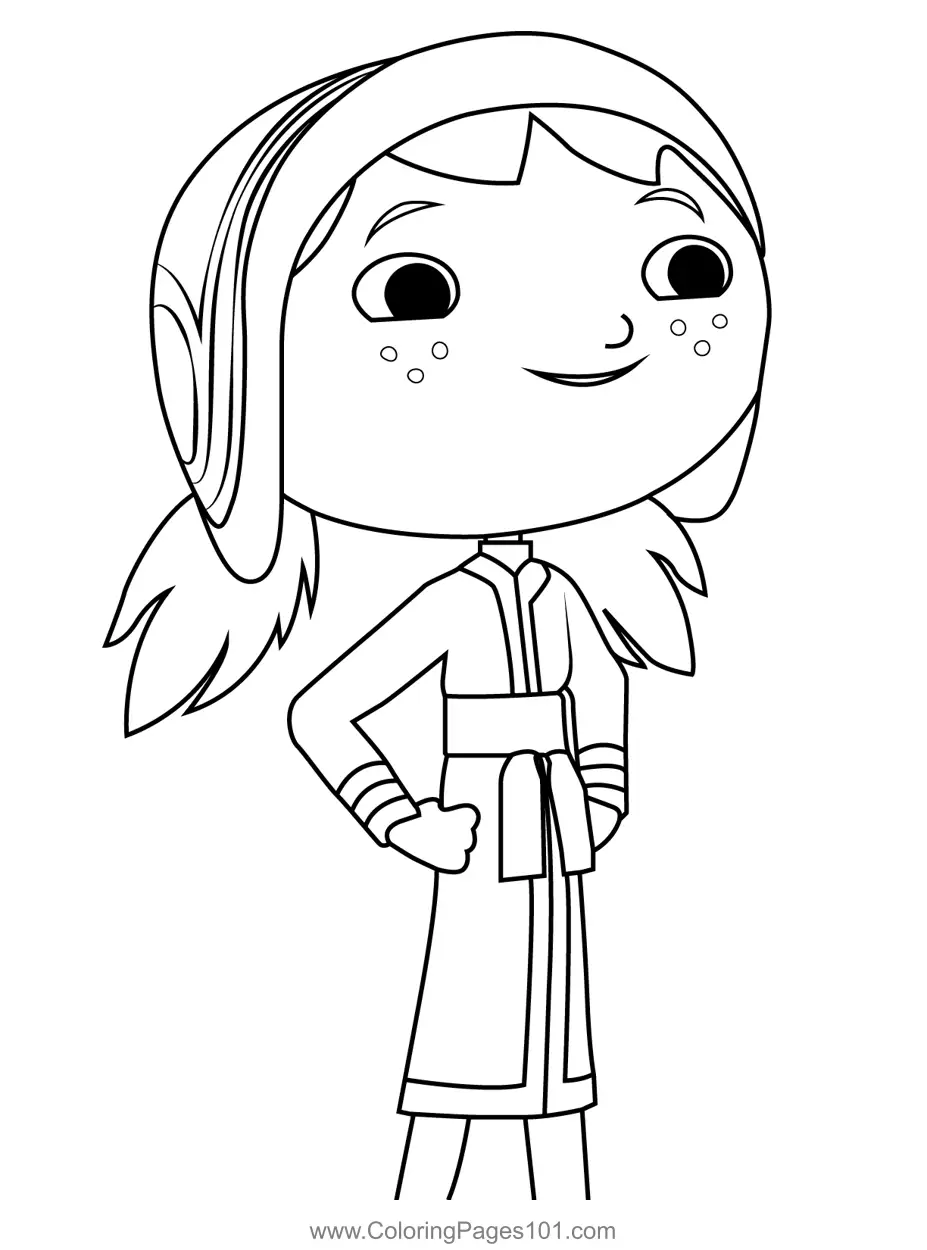 Justin Time Coloring Pages 9