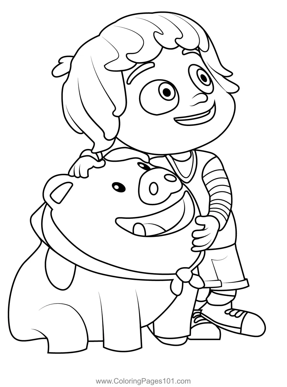 Kazoops Coloring Pages