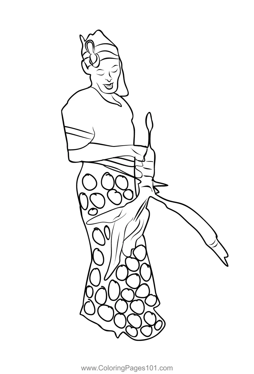 Kenya Coloring Pages 7