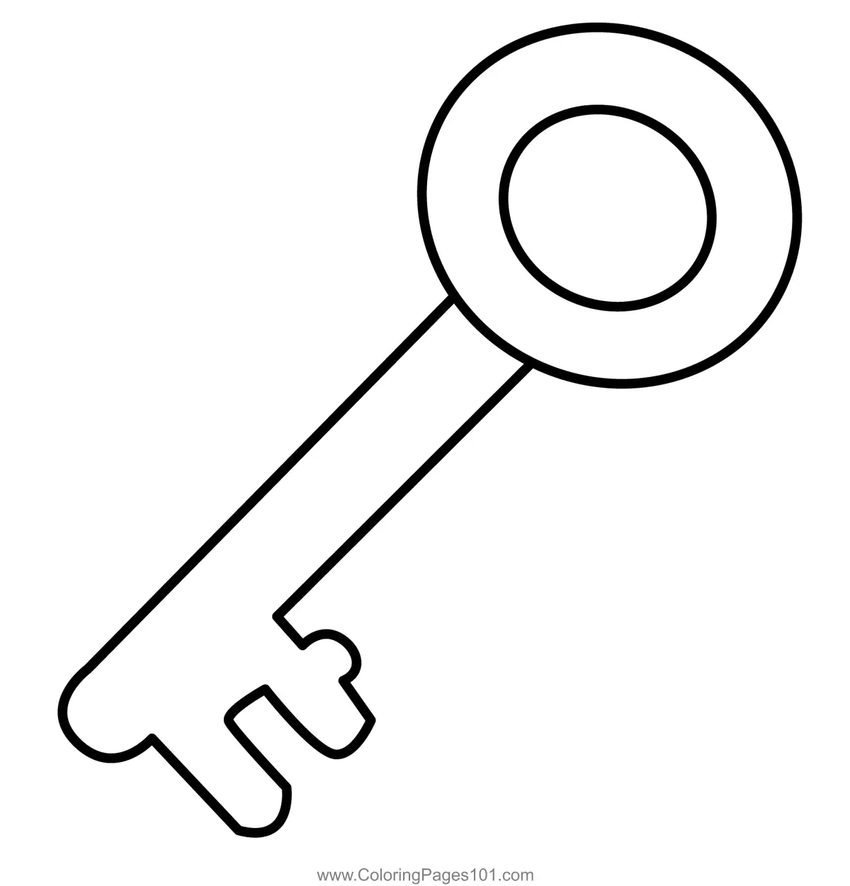 Keys Coloring Pages 2