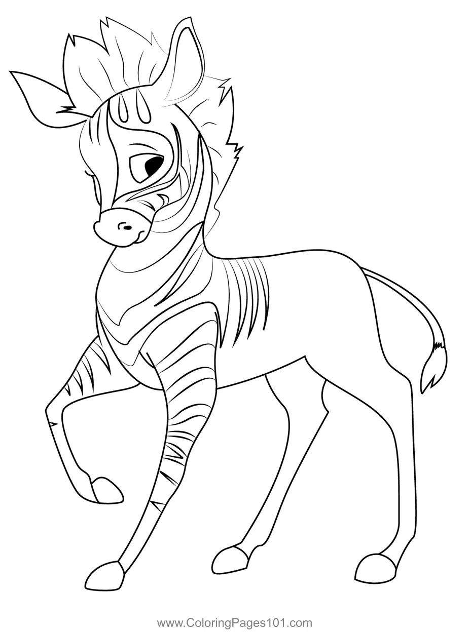 Khumba Coloring Pages 1
