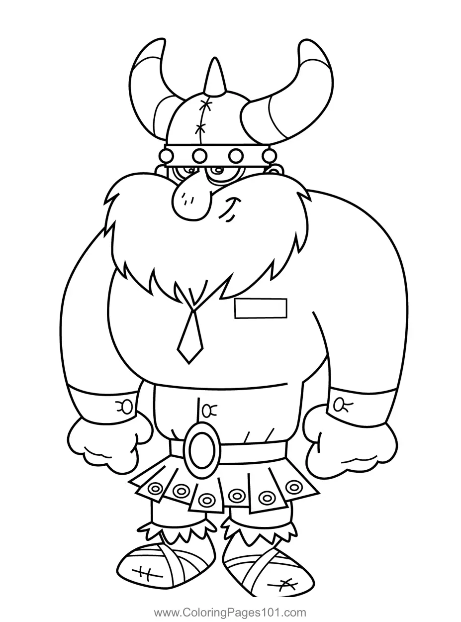 Kick Buttowski Coloring Pages 9