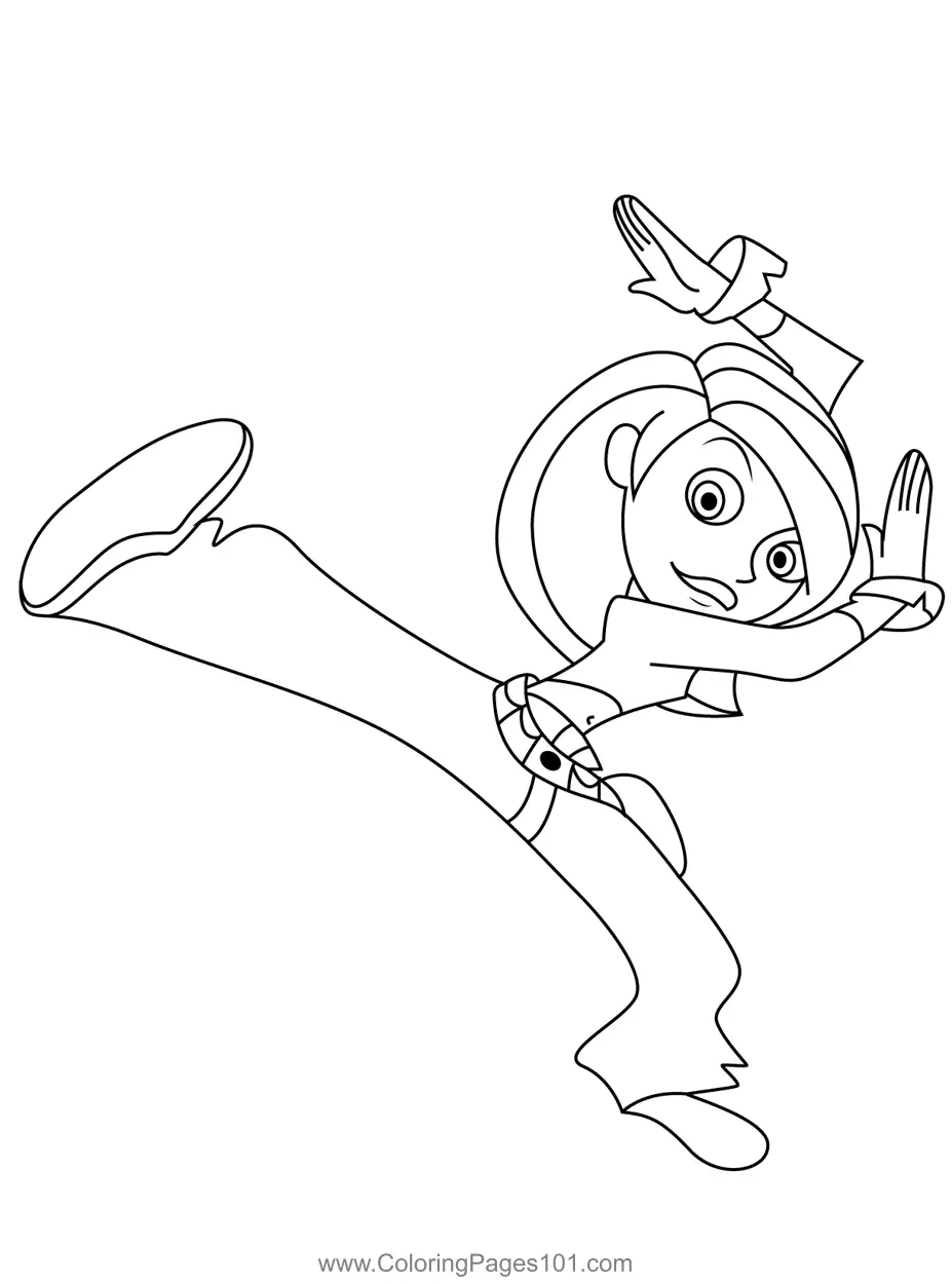 Kim Possible Coloring Pages 1