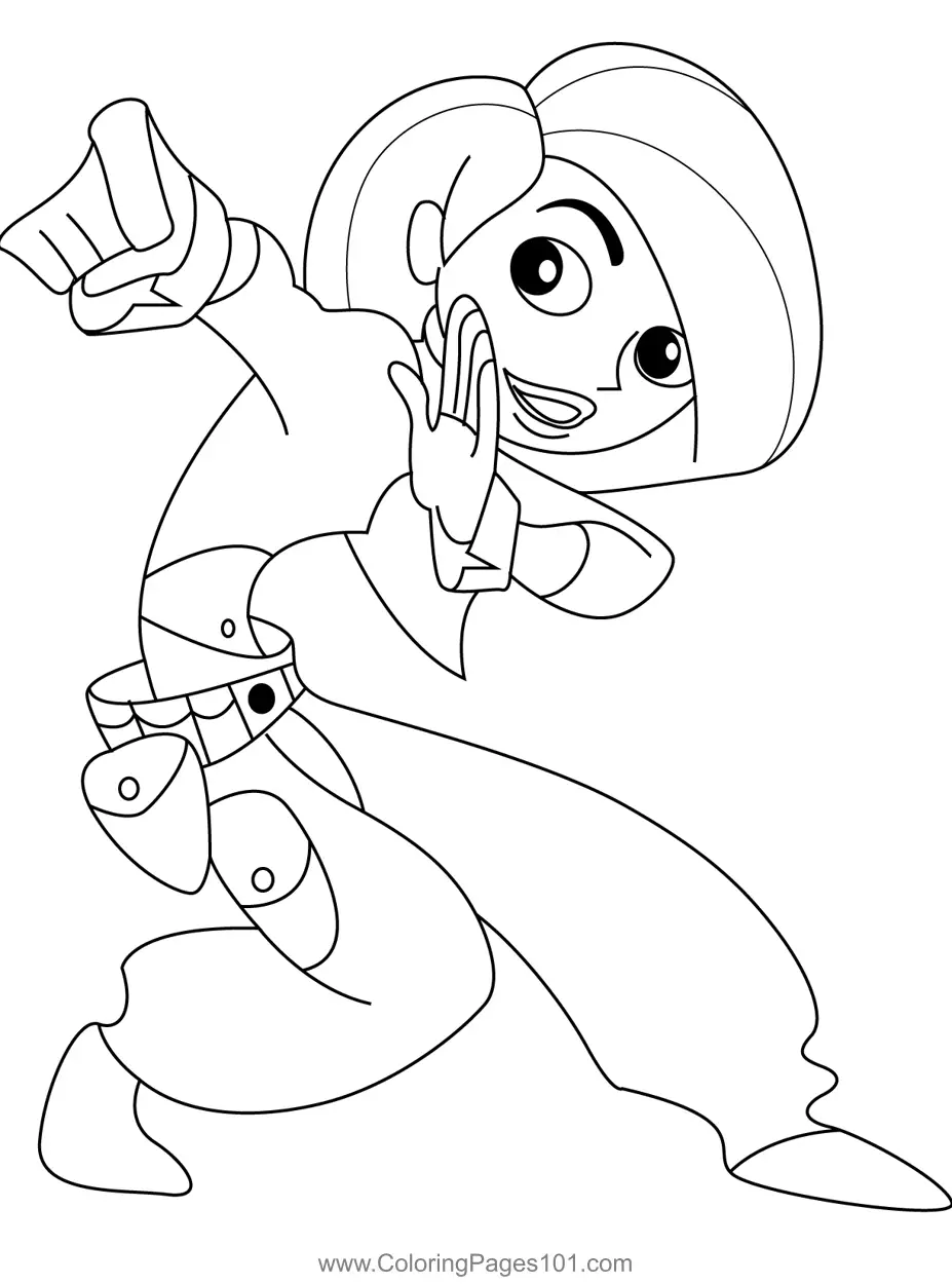 Kim Possible Coloring Pages 10