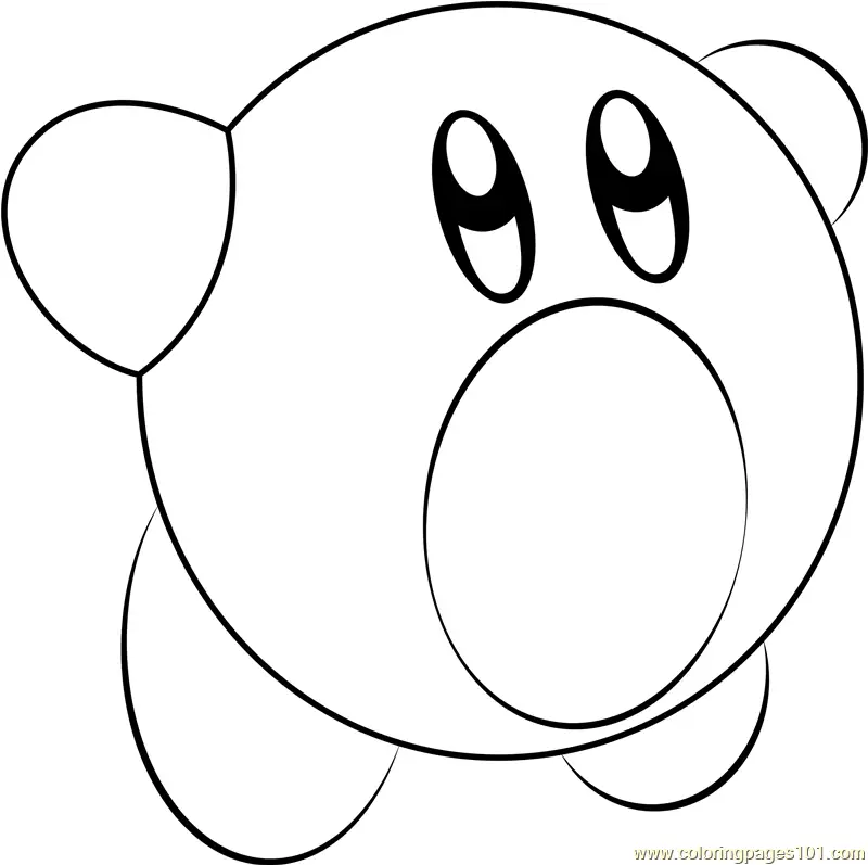 Kirby Coloring Pages 2