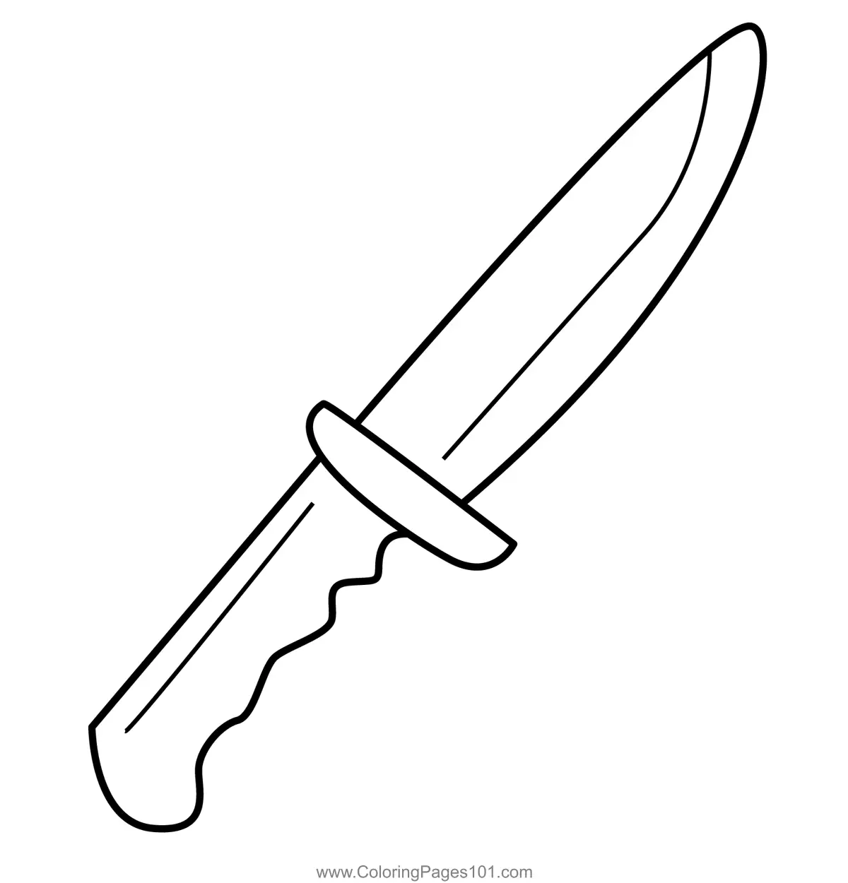 Knives Coloring Pages 2