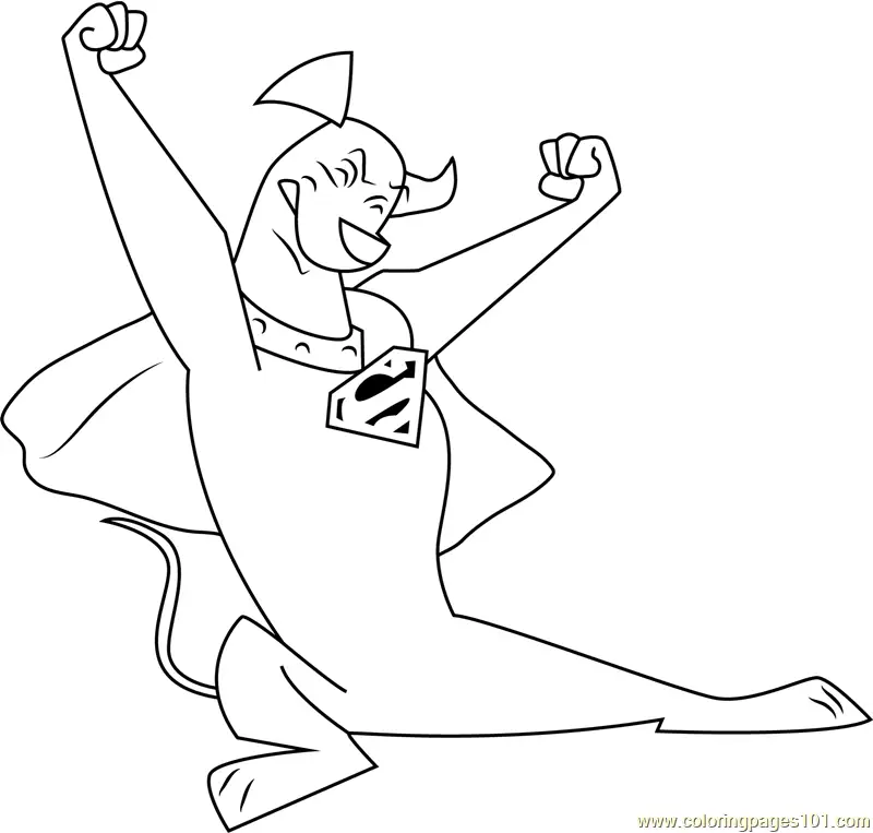 Krypto Coloring Pages