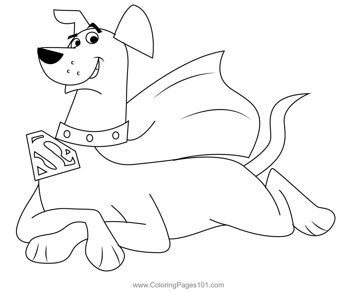 Krypto the Superdog Coloring Pages 2