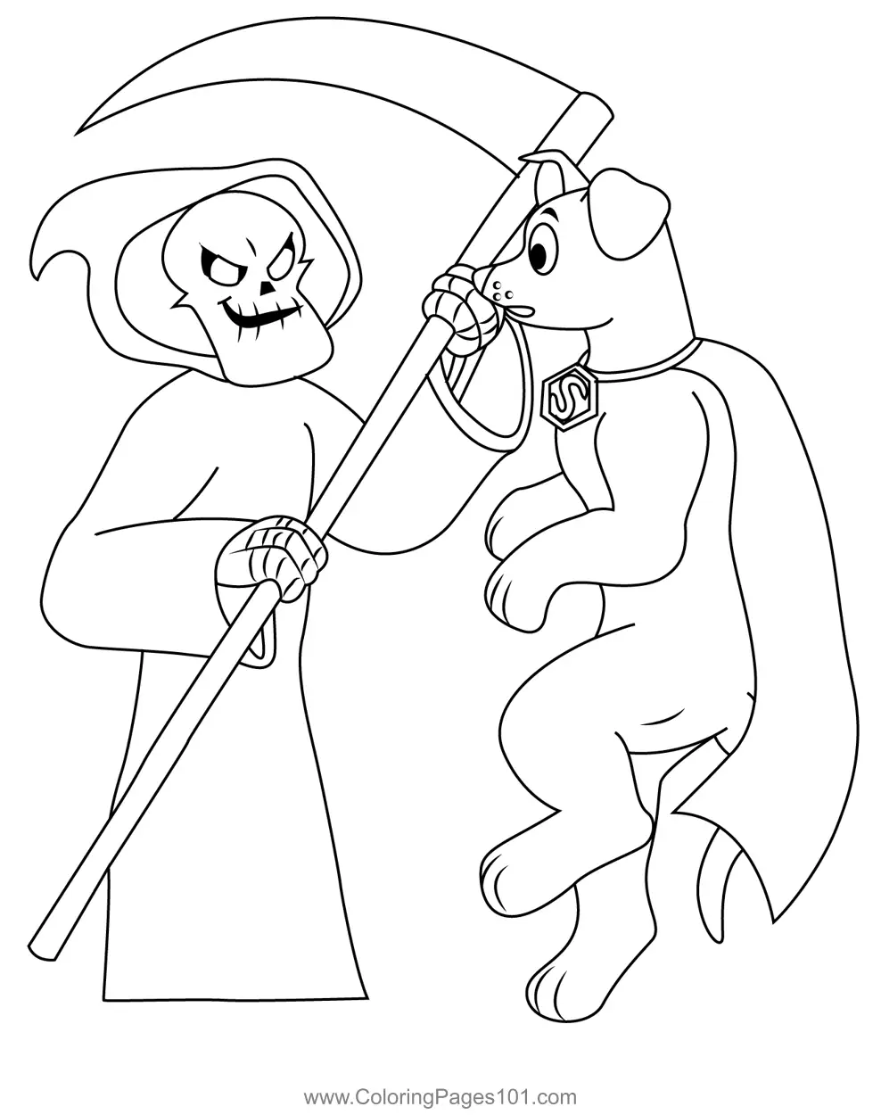 Krypto the Superdog Coloring Pages 7