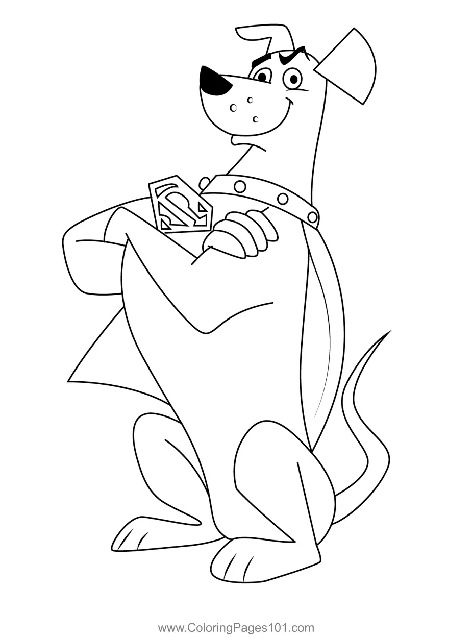 Krypto the Superdog Coloring Pages 8