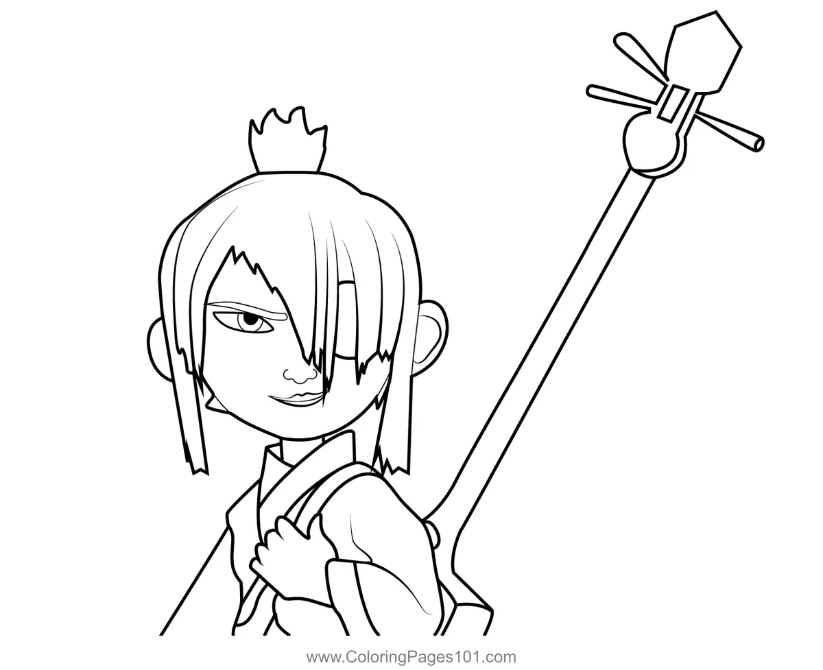 Kubo and the Two Strings Coloring Pages 10