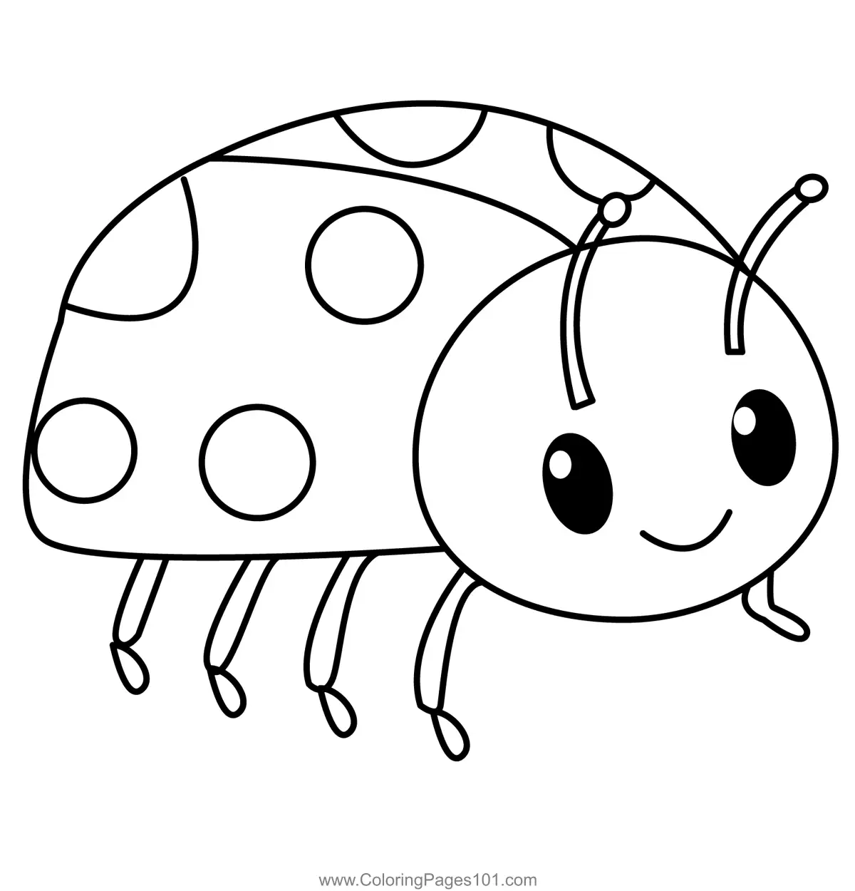 Ladybugs Coloring Pages 4