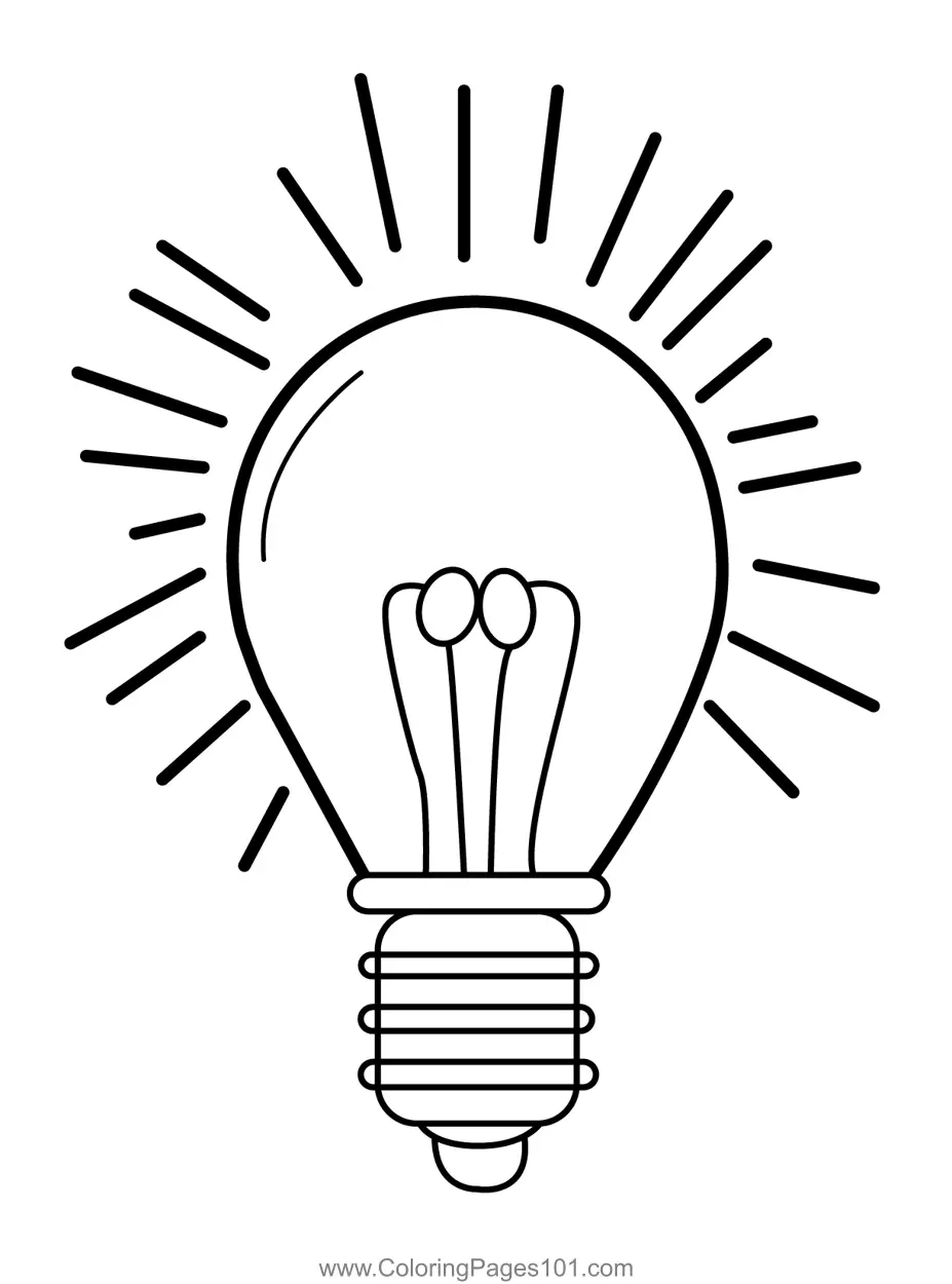 Lamps Coloring Pages 1