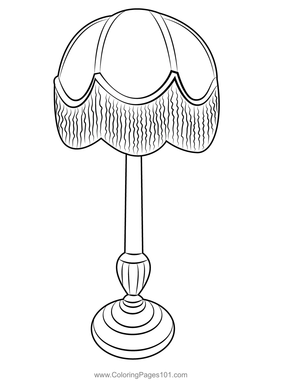 Lamps Coloring Pages 8