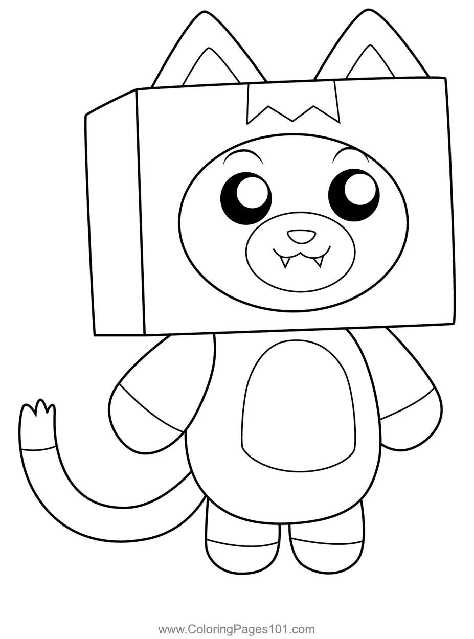 LankyBox Coloring Pages 7
