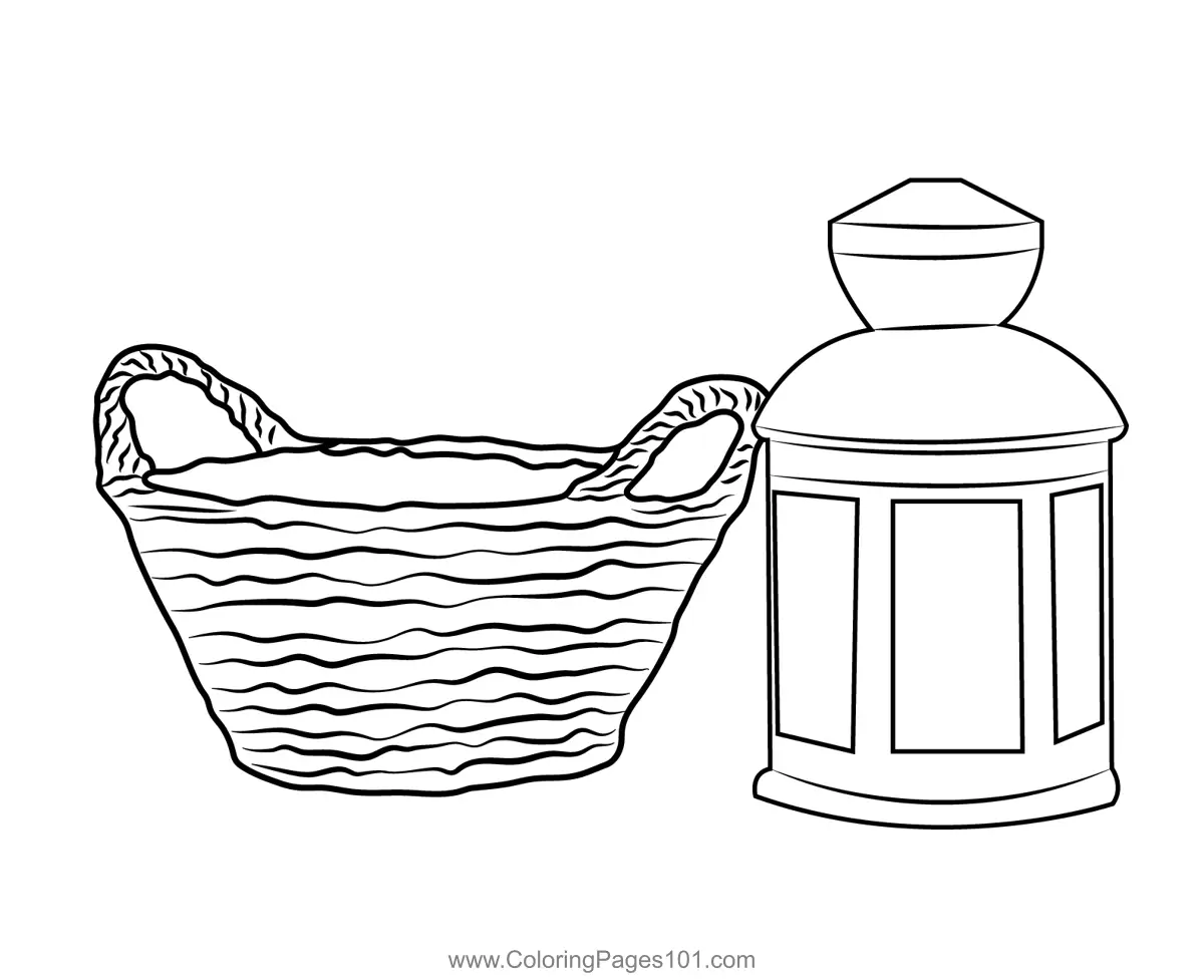 Lanterns Coloring Pages 7