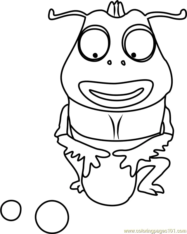Larva Coloring Pages 11