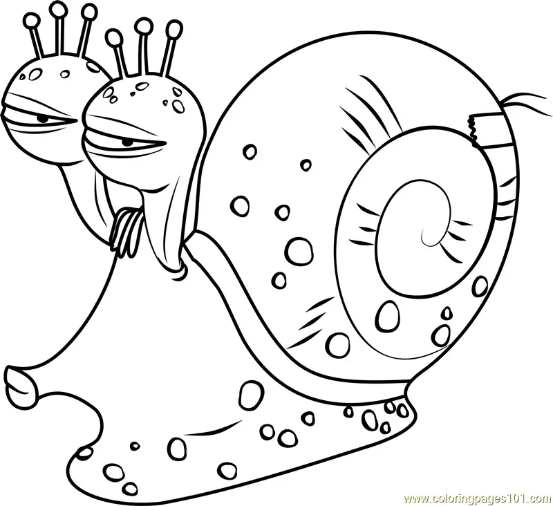 Larva Coloring Pages 4