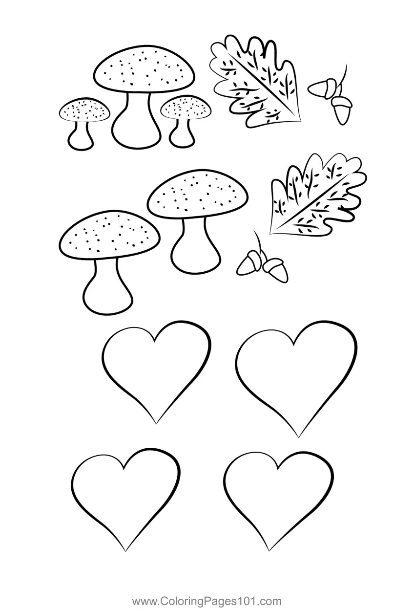 Leaves Coloring Pages 11
