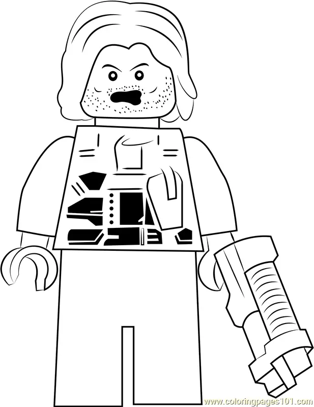 Lego Coloring Pages 6