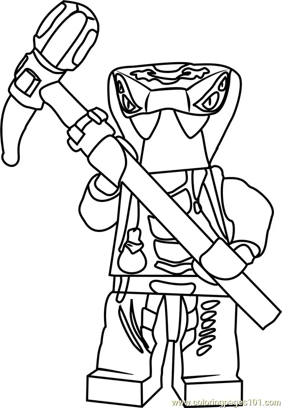 Lego Ninjago Coloring Pages 4