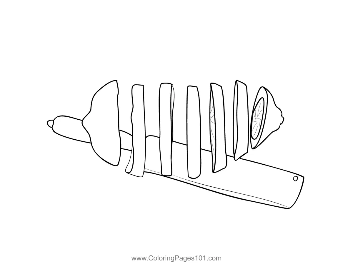 Lemon Coloring Pages 8