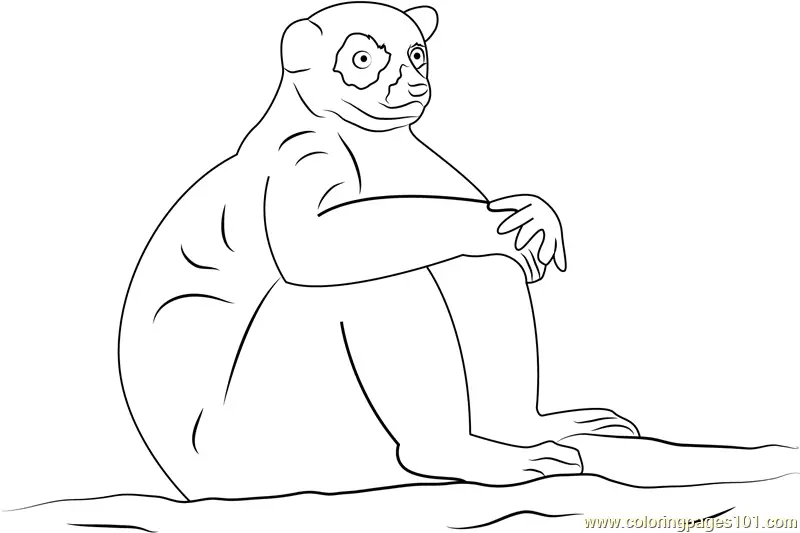 Lemur Coloring Pages 1