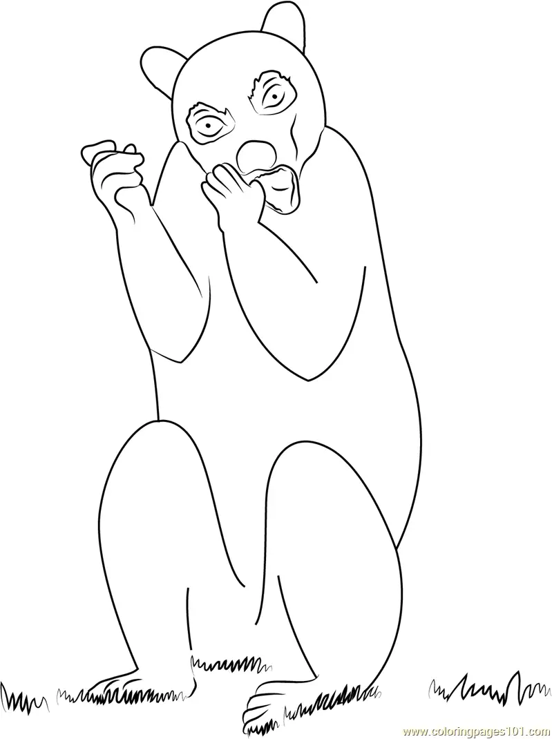 Lemur Coloring Pages 9