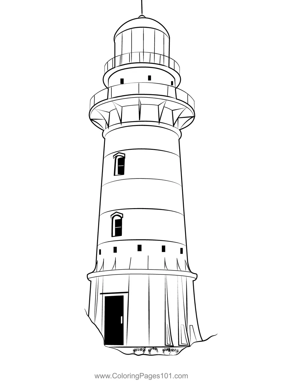 Lighthouses Coloring Pages 11