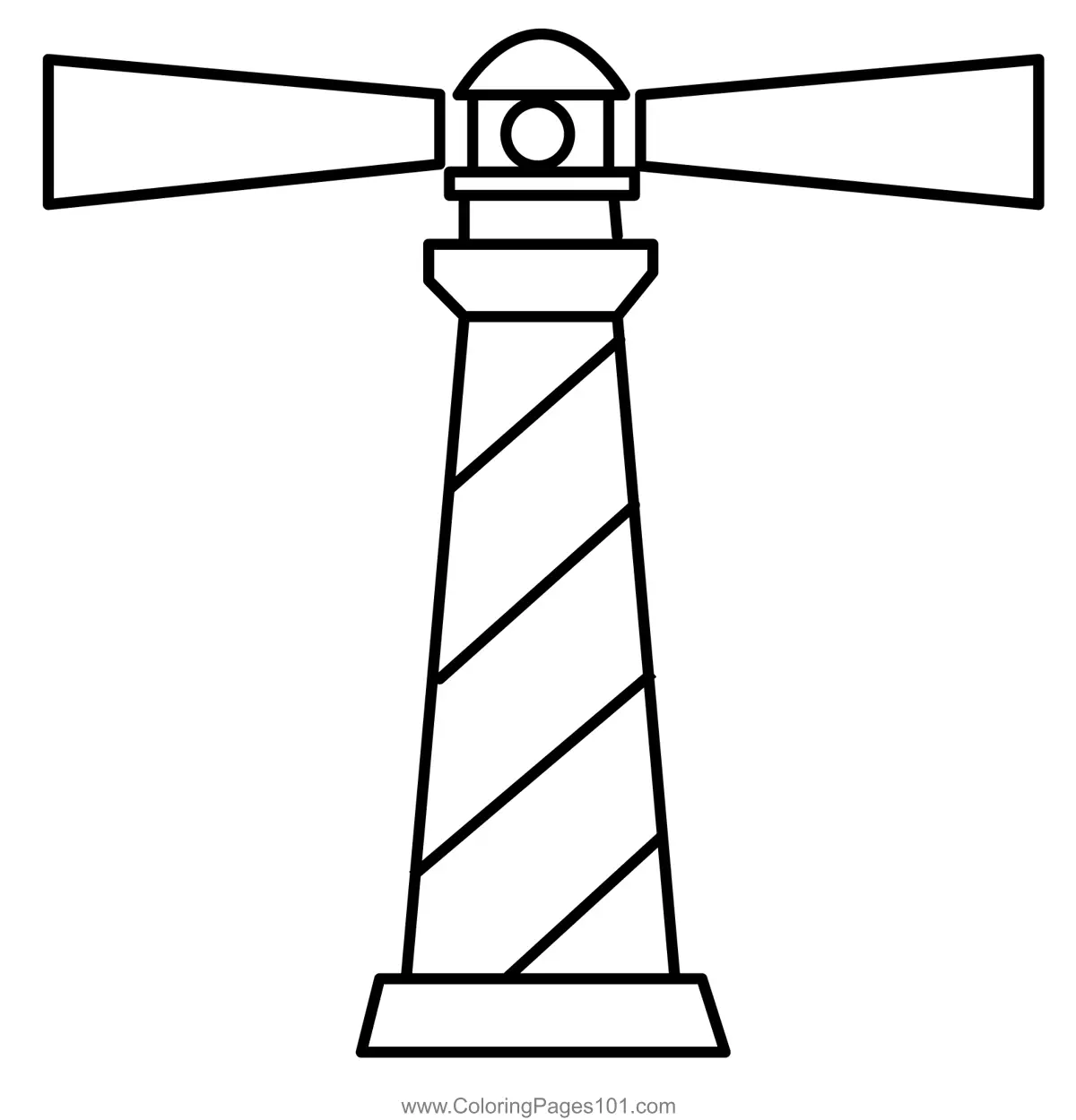 Lighthouses Coloring Pages 2