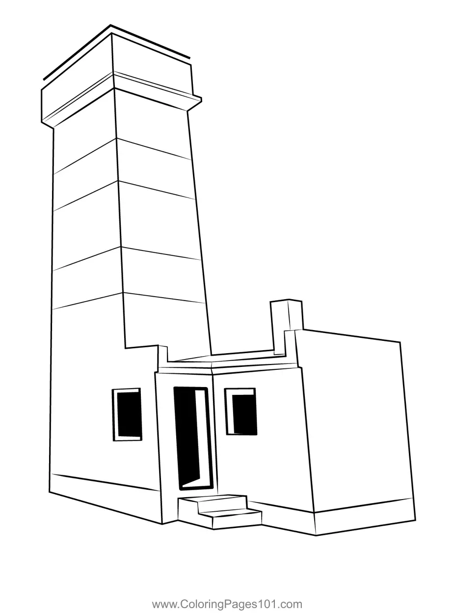 Lighthouses Coloring Pages 5