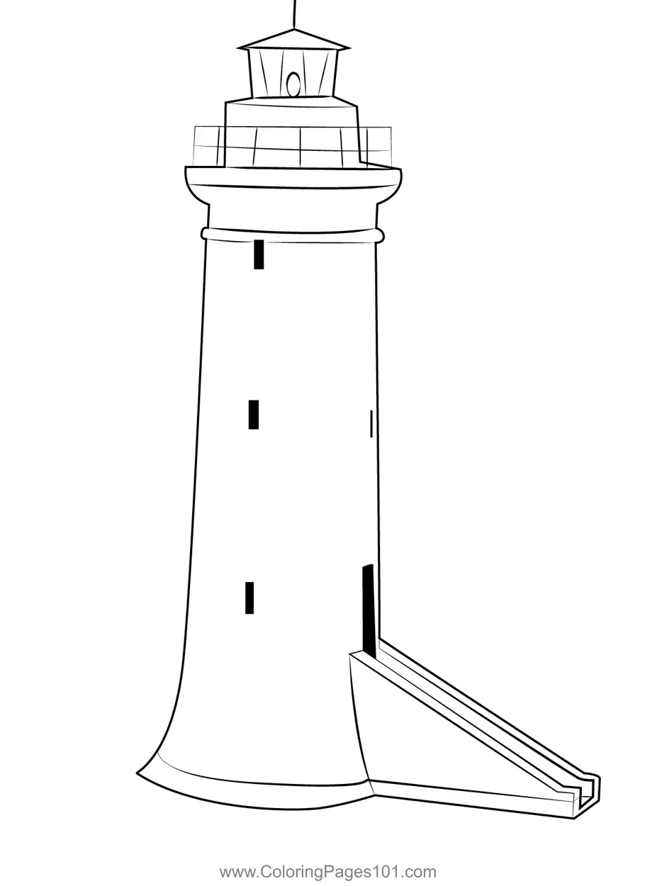 Lighthouses Coloring Pages 8
