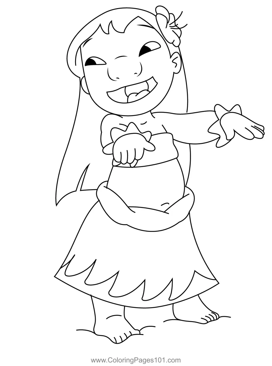 Lilo and Stitch Coloring Pages 5