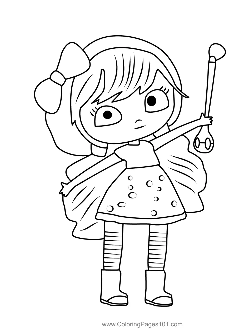Little Charmers Coloring Pages 4