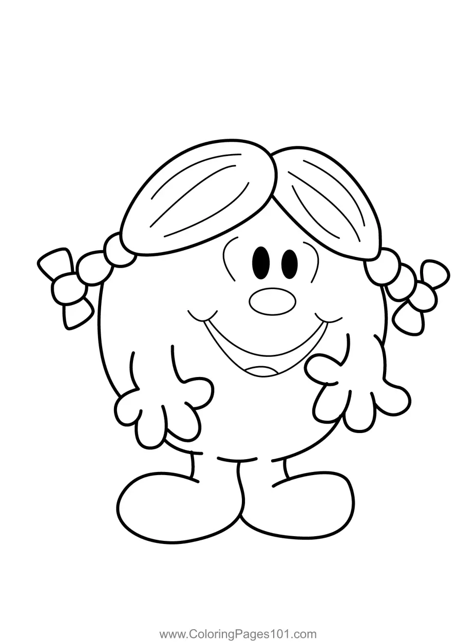 Little Miss Sunshine Coloring Pages 3