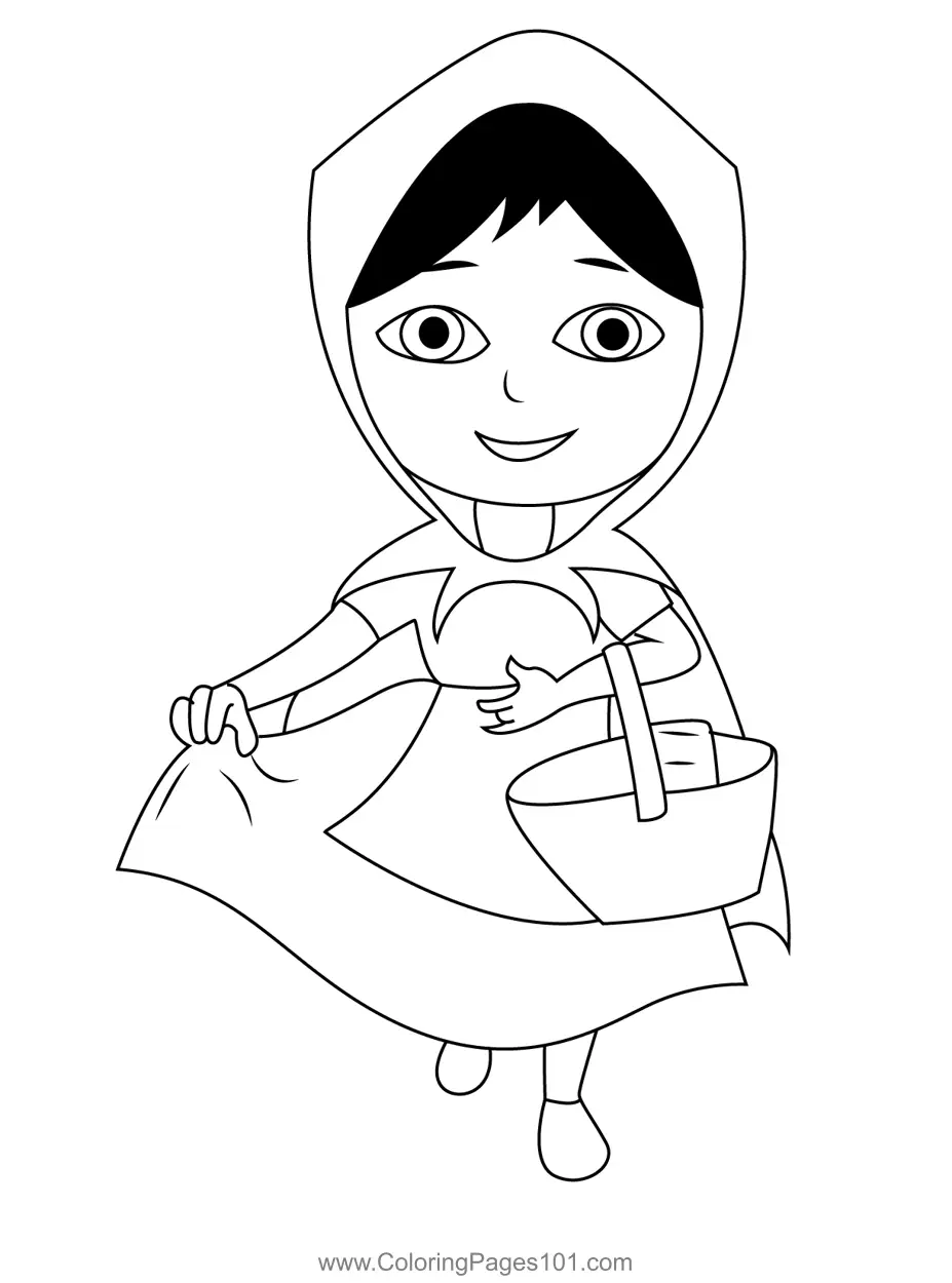 Little Red Riding Hood Coloring Pages 5