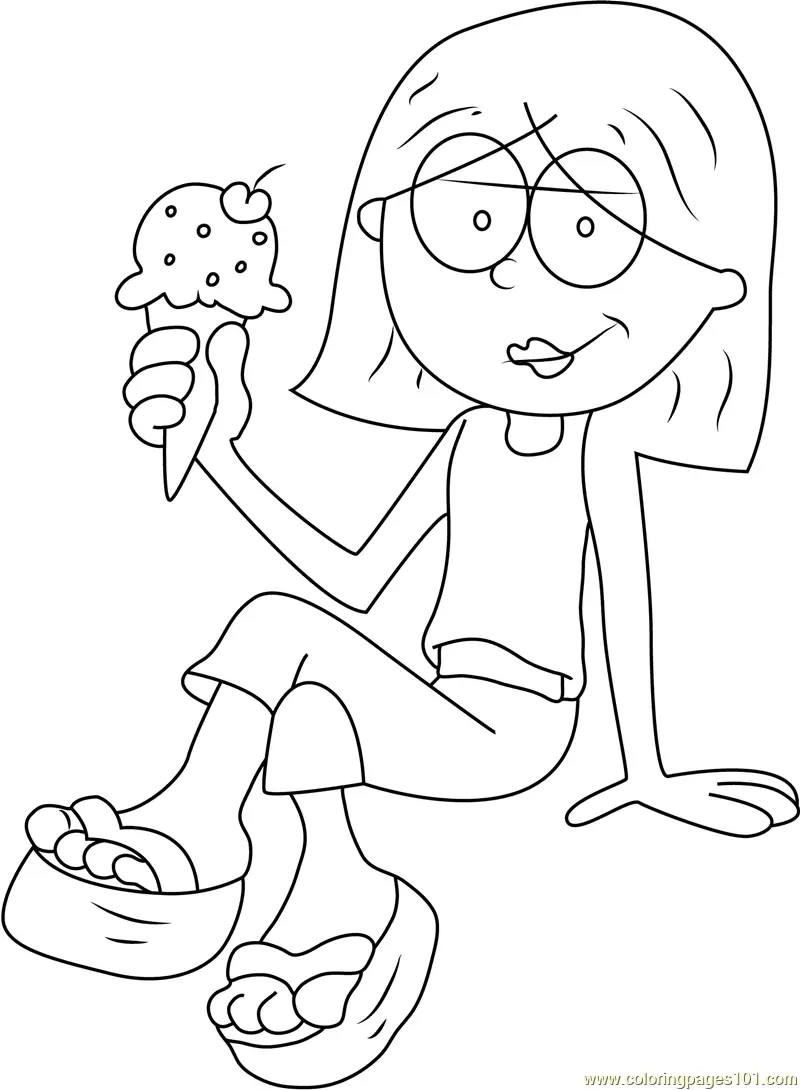 Lizzie McGuire Coloring Pages 10