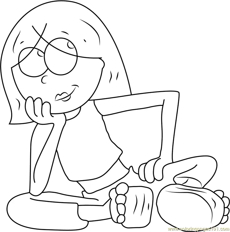 Lizzie McGuire Coloring Pages 2