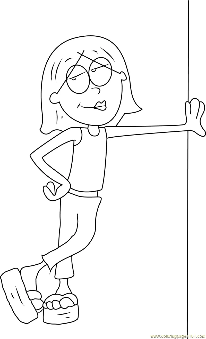 Lizzie McGuire Coloring Pages 3