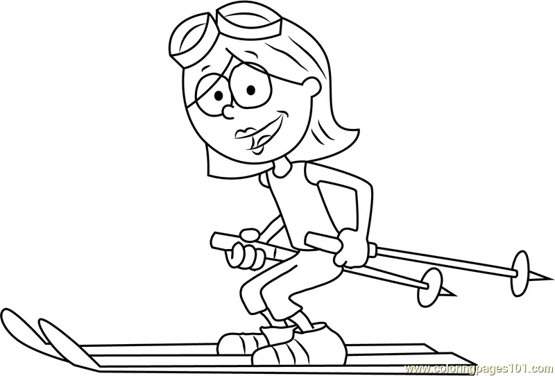 Lizzie McGuire Coloring Pages 4