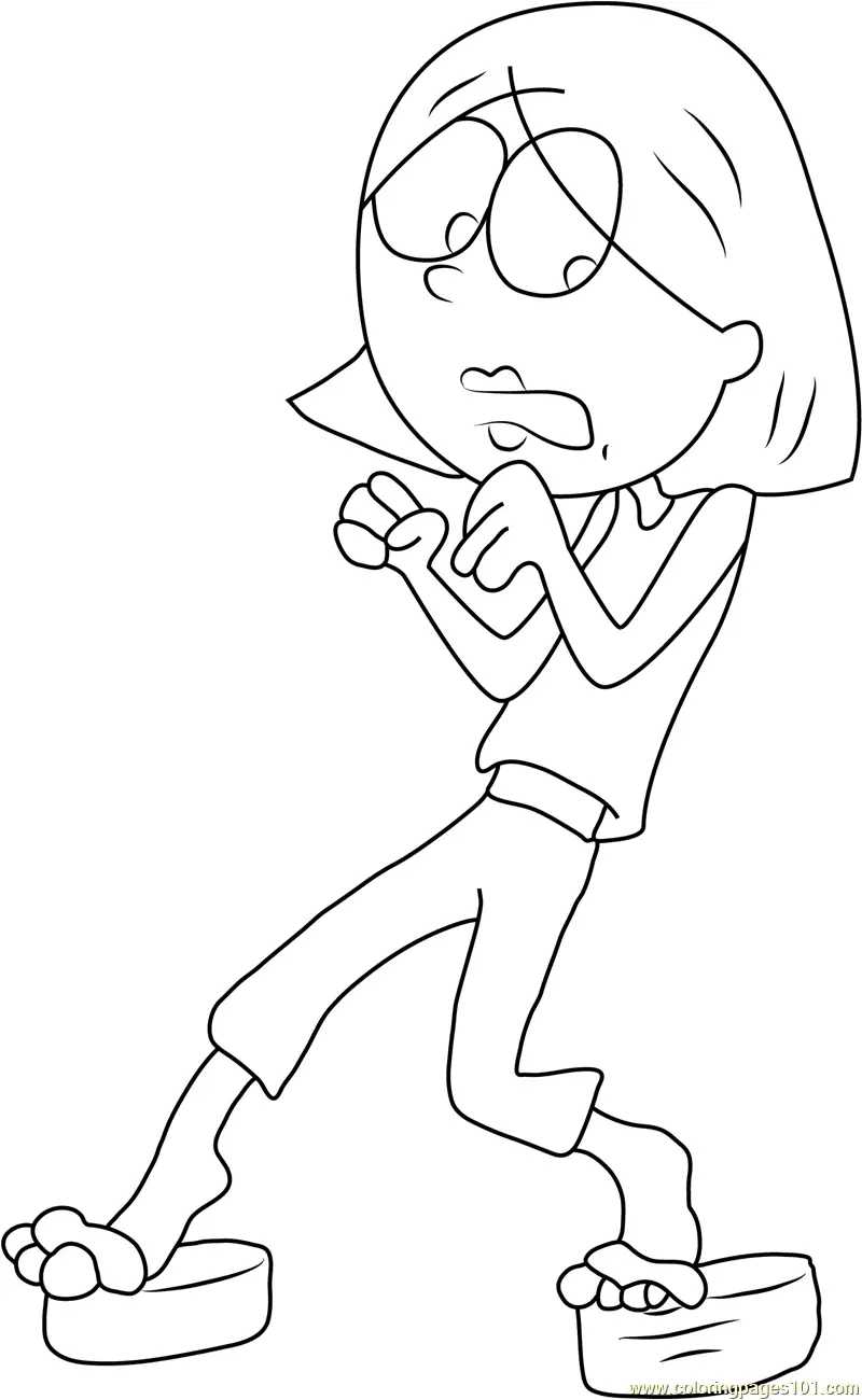 Lizzie McGuire Coloring Pages 8