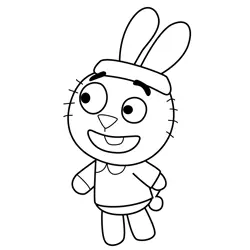 Love Monster Coloring Pages 4