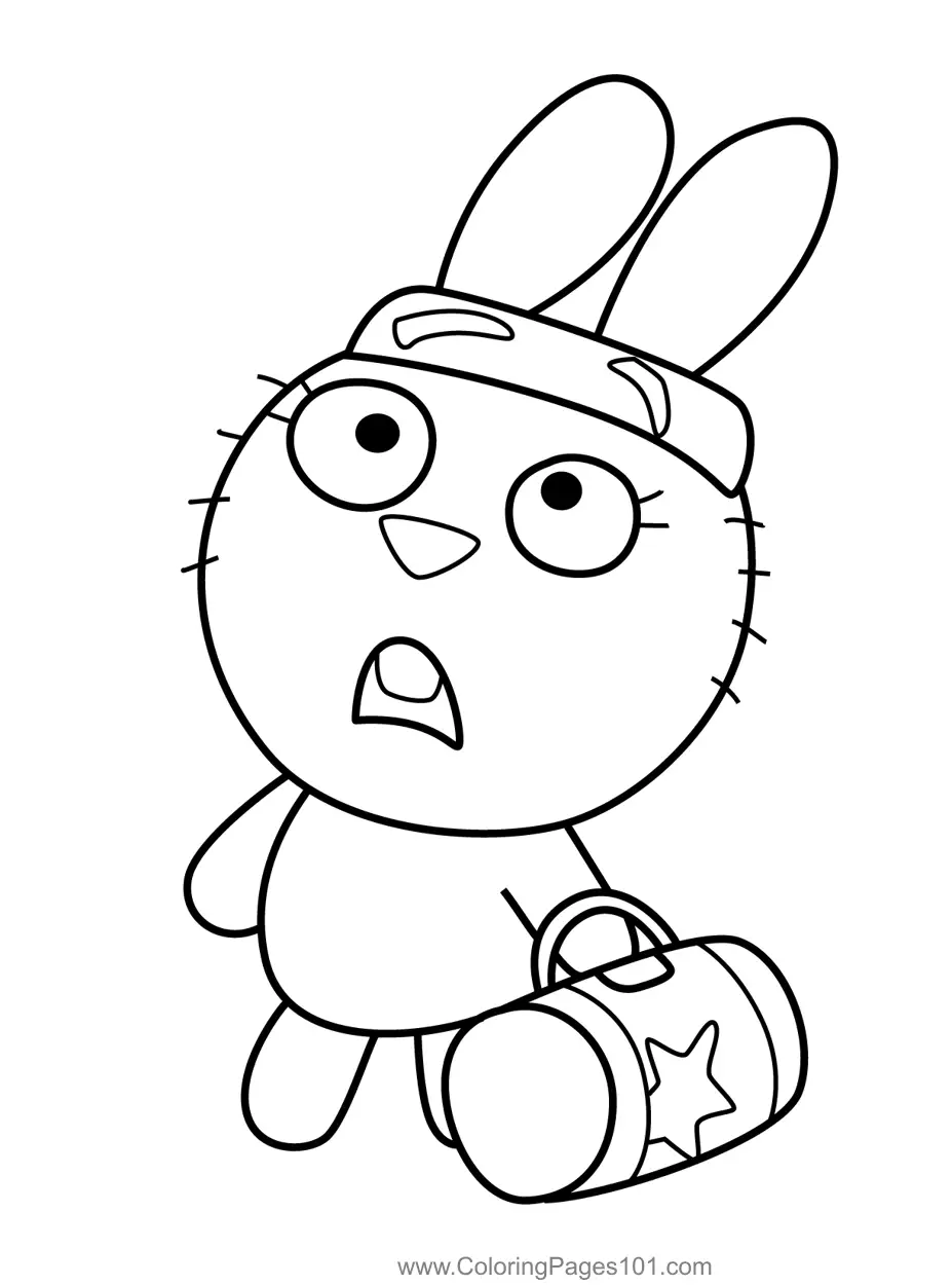 Love Monster Coloring Pages 7