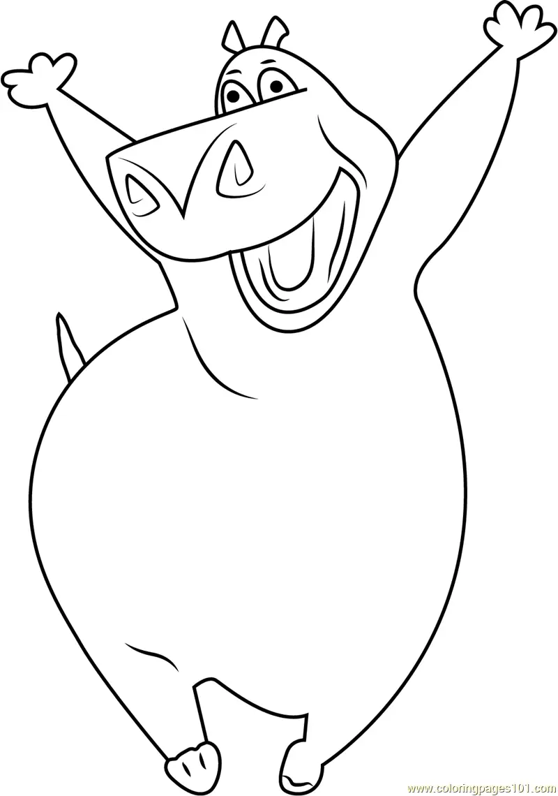 Madagascar 3 Europes Most Wanted Coloring Pages 11