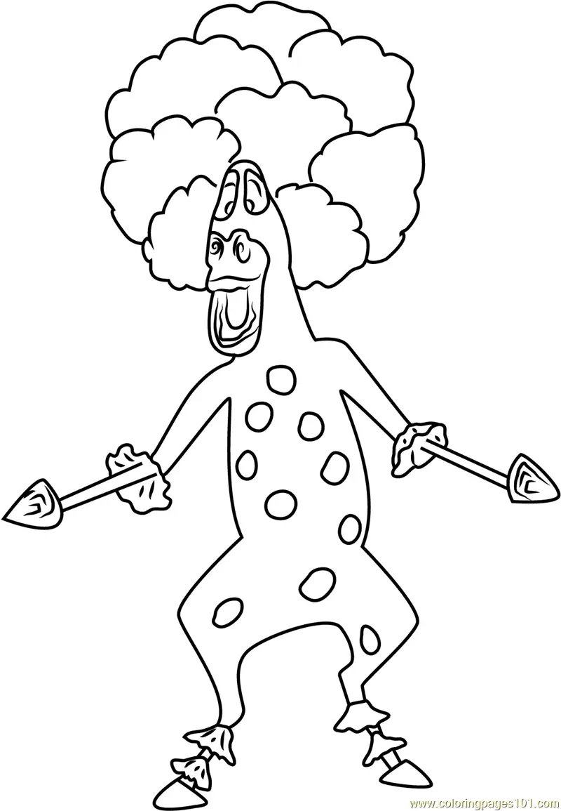 Madagascar 3 Europes Most Wanted Coloring Pages 2