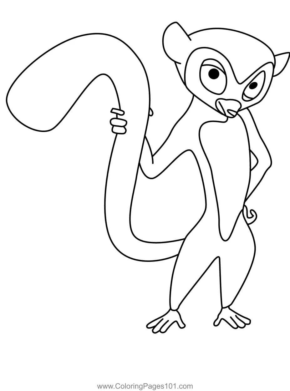 Madagascar Coloring Pages 9