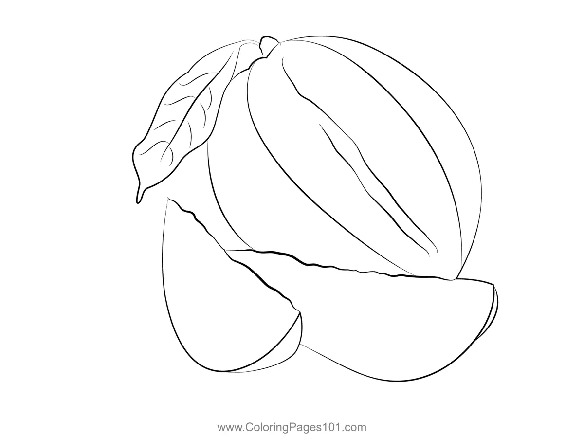 Mango Coloring Pages 3