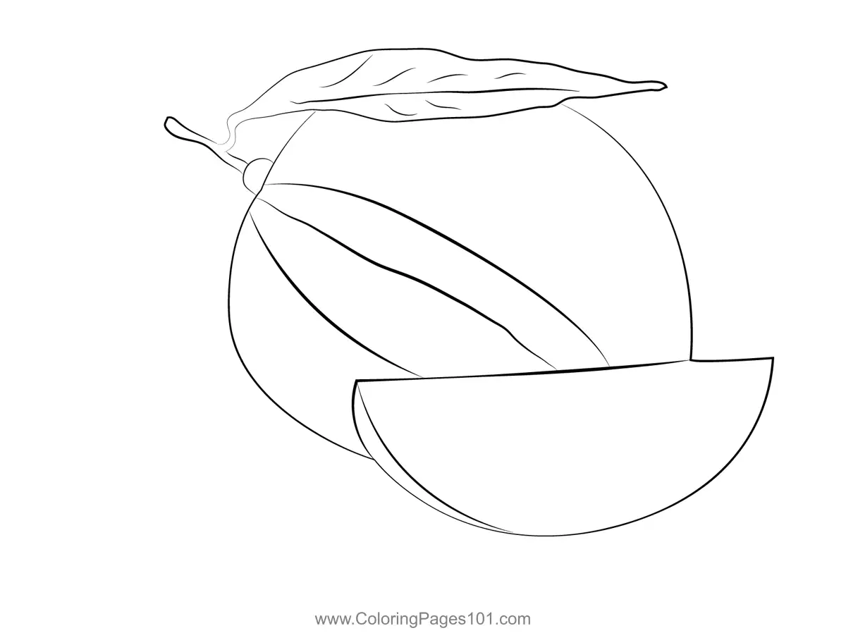Mango Coloring Pages 5